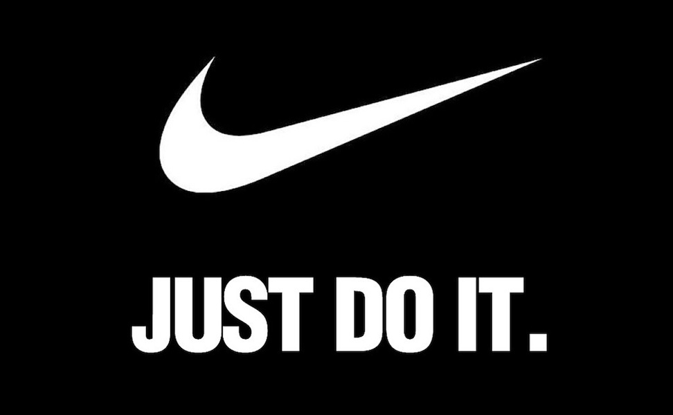 just do it nike sign